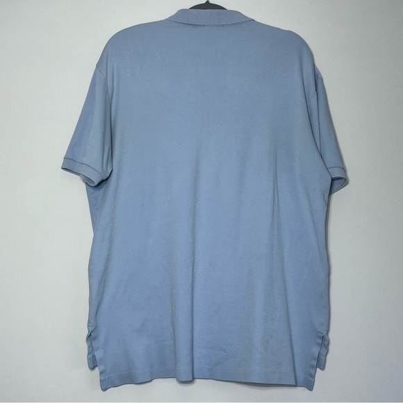 Men’s Large Vintage Polo By Ralph Lauren Powder Blue Pink Pony T-Shirt - Picture 2 of 6